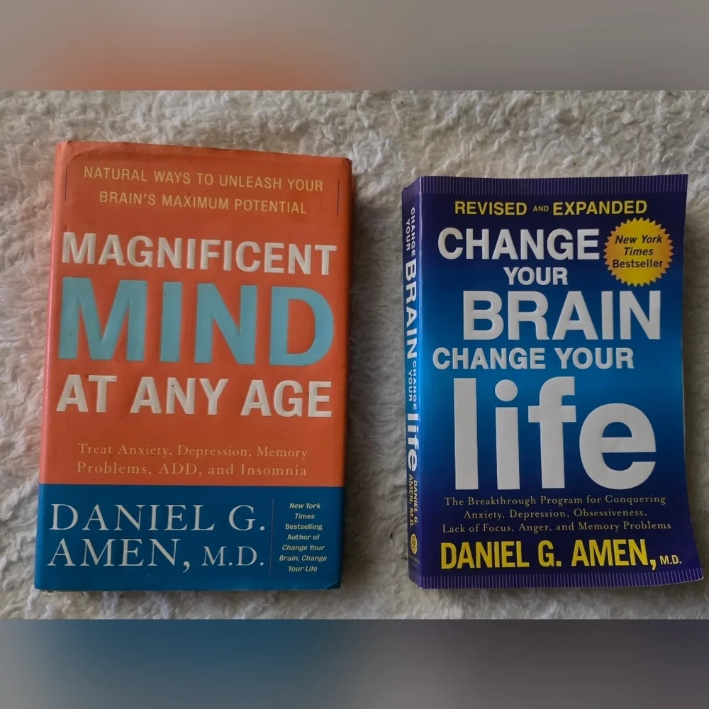 r. Daniel Amen Brain Health Book Bundle : Magnificent Mind & Change your Brain